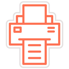 Printer Vector Icon Design Illustration