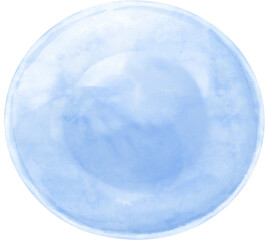 Watercolor porcelain dish