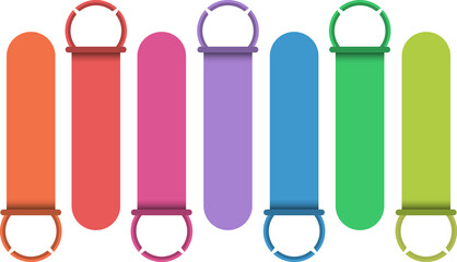 Infographic timeline elements for Presentation