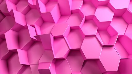 hexagonal extruded pattern with silk pink colour background texture