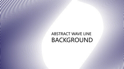 Abstract blue wave lines pattern on white background with space for your text design image wallpaper
