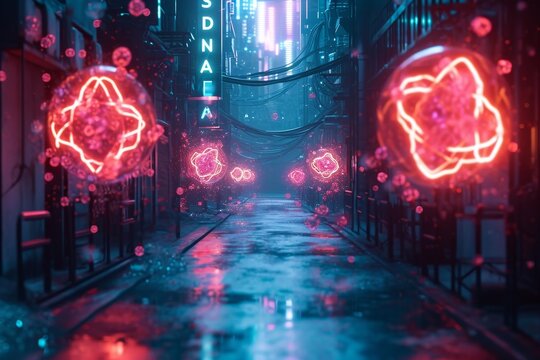 Neon Biohazard Chaos