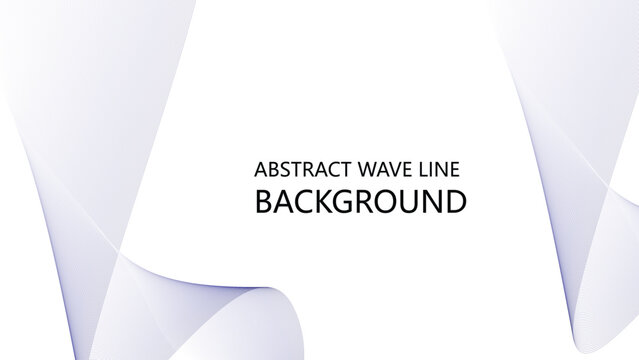 Abstract blue wave lines pattern on white background with space for your text design image wallpaper