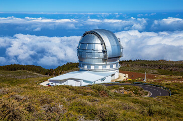 Gran Telescopio Canarias, Roque de los Muchachos Observatory, Island La Palma, Canary Islands,...