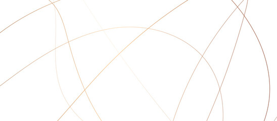Random chaotic lines abstract geometric pattern. vector textrue 3d illustration. geometric design created using light gold digital net web line tecnology. white color in backdrop.