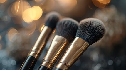 Hairbrushes for makeup