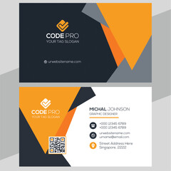 Modern Unique Professional Business Card Design Template