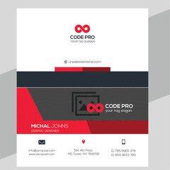 Modern Unique Professional Business Card Design Template
