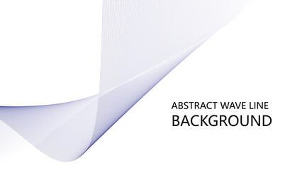 Abstract blue wave lines pattern on white background with space for your text design image wallpaper