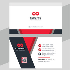 Modern Unique Business Card Design Template
