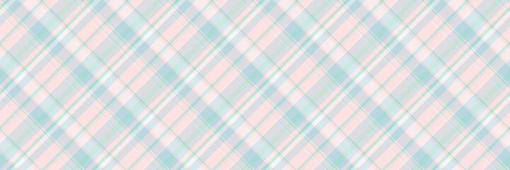 Gift card tartan textile check, simplicity vector fabric seamless. Sewing plaid background texture pattern in light and gainsboro colors.
