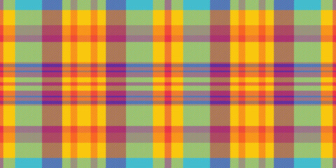 Britain pattern textile texture, individuality seamless check background. Size plaid fabric vector tartan in bright and cyan colors.