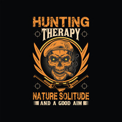 Hunting t shirt design vector, Hunt creative t shirt design