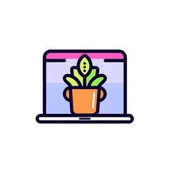 laptop vector icon