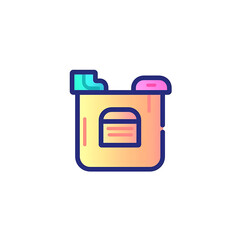 folder icon with clip