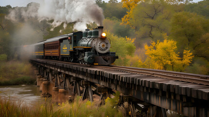 A train station platform with a sense of nostalgia background