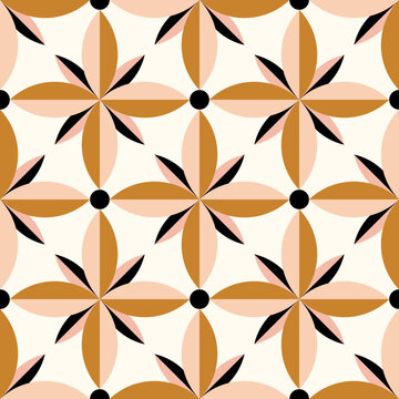 Dikişsiz geometrik desen. Vekt&ouml;r ill&uuml;strasyonu.	