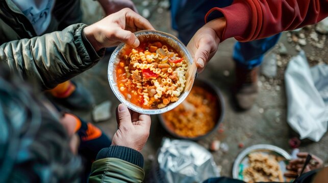 Sharing a Joyful Meal: Moments of Laughter and Connection. Generative ai