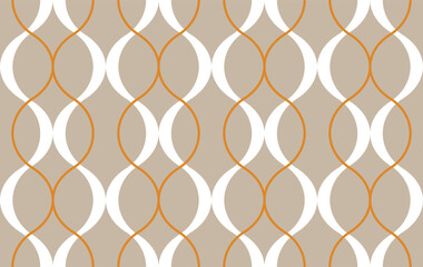 Naklejka premium Dikişsiz geometrik zincir deseni. Vektör illüstrasyonu. 