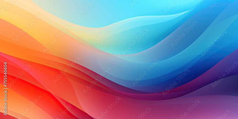 Poster multicolored gradient background