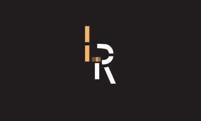 Fototapeta premium LR, RL, R , L Abstract Letters Logo Monogram