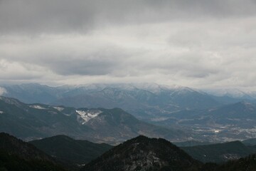 Fototapeta premium 겨울산