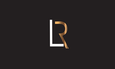 LR, RL, R , L Abstract Letters Logo Monogram