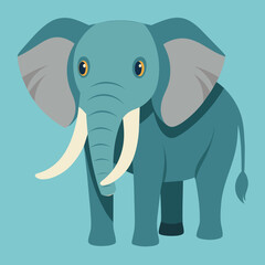 Elephant, Africa, jumbo, baby elephant, weevil, beast, pet, vector, illustration, draw, cartoon, pretty, cute
