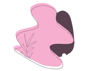 plant aesthetic shape art vector