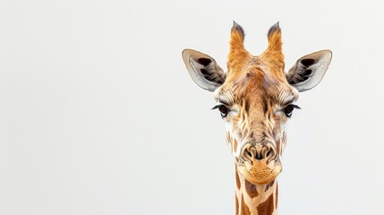 A fun and quirky portrait of a giraffe, upside down, AI Generative