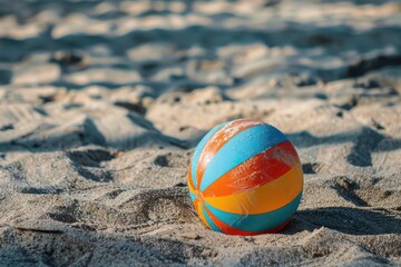 Obraz premium Beach ball. Summer and vacations concept 