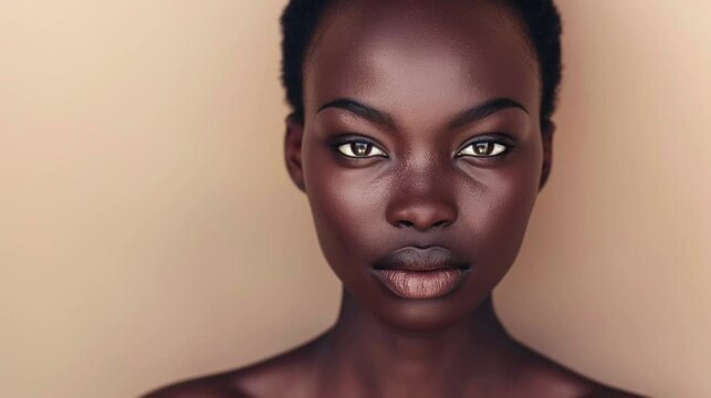 Portrait of a multiethnic women.