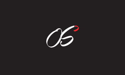 OS, SO, O, S Abstract Letters Logo Monogram	
