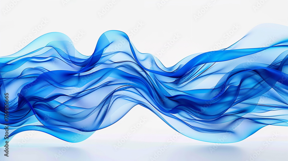 Poster futuristic banner featuring abstract liquid wavy shapes on white background 3d techno abstract layer