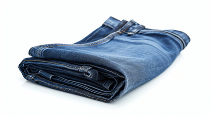 Jeans isolated on white background.