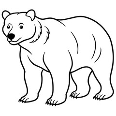 Fototapeta premium Bear, teddy bear, teddy, beast, vector, illustration, draw, cartoon, pretty, cute