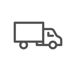 Food and package delivery related icon outline and linear symbol.	
