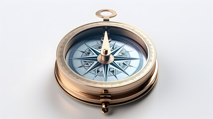 Compass icon Hunting 3d rendering
