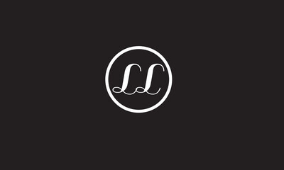 LL, L , LL, Abstract Letters Logo Monogram	