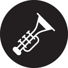 trumpet glyph icon © ajat