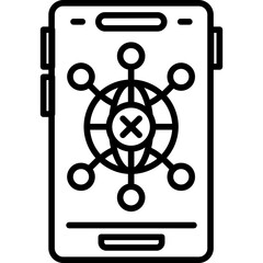 Fototapeta premium Disconnect Icon