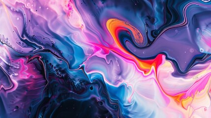 Abstract background for graphic design. Liquid artwork. Mixing paint of different colors