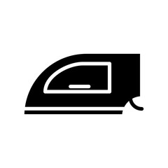 Iron glyph vector icon isolated on white background. Iron glyph vector icon for web, mobile and ui design