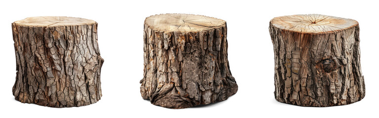Half-Cut Tree Trunk Transparent PNG collection