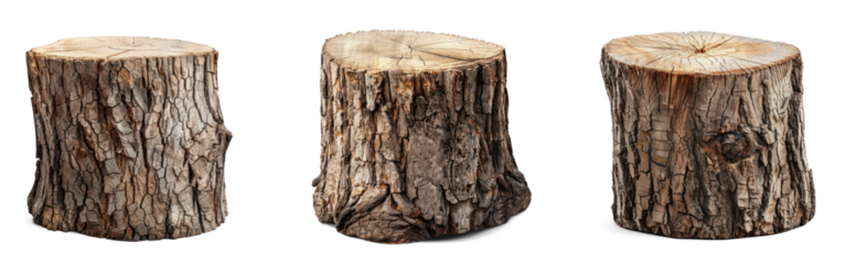 Half-Cut Tree Trunk Transparent PNG collection