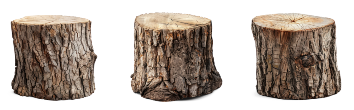 Half-Cut Tree Trunk Transparent PNG collection