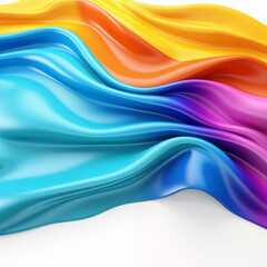 Fototapeta premium lgbt flag on white background 