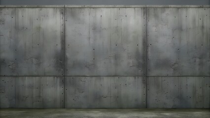 grey concrete wall with several holes and chipped edges textured background