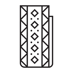 songket icon vector