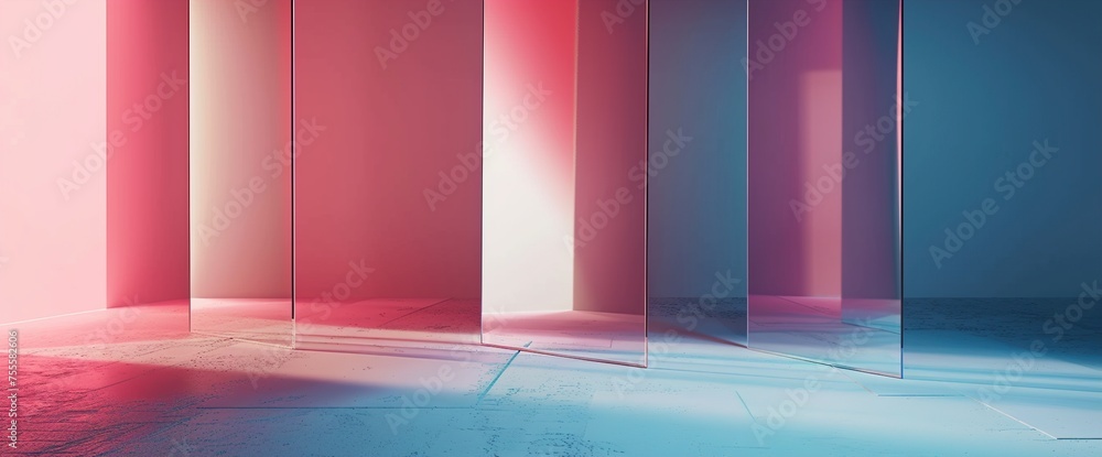 Poster engage your audience with this immersive ai-generated 3d mockup, offering a realistic representation